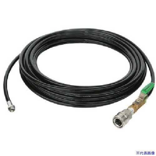 ■Asada 1/4洗管ホース コック付 20m SUSワンタッチカプラ仕様 HD03212(1356955)[送料別途お見積り][法人限定][掲外取寄]