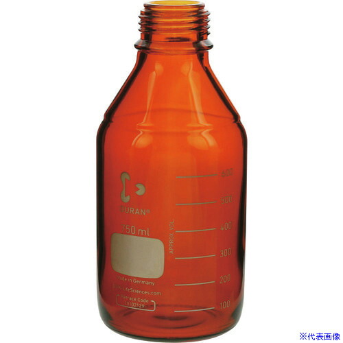 ■SIBATA 耐熱ねじ口びん 茶褐色 びんのみ 750mL 10入 0172107504A(1358481)[送料別途お見積り][法人限定][掲外取寄]｜セミプロＤＩＹ店ファースト