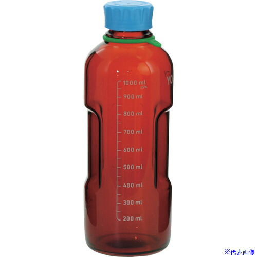 ■SIBATA ユーティリティねじ口びん 茶褐色 1000mL 4入 0173201000A(1361541)[送料別途お見積り][法人限定][掲外取寄]