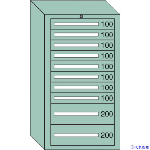 ■OS 中量キャビネット(6型) 間口693&times;奥行557&times;高さ1081mm最大積載量1200kg 61215(1362614)[法人限定][直送元]｜セミプロＤＩＹ店ファースト