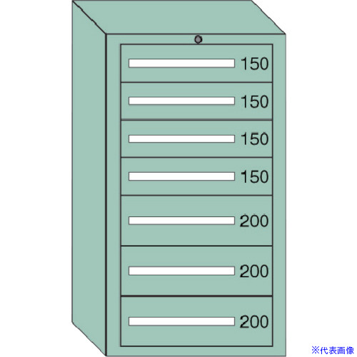 ■OS 中量キャビネット(6型) 間口693&times;奥行557&times;高さ1081mm最大積載量1200kg 61218(1367329)[法人限定][直送元]｜セミプロＤＩＹ店ファースト