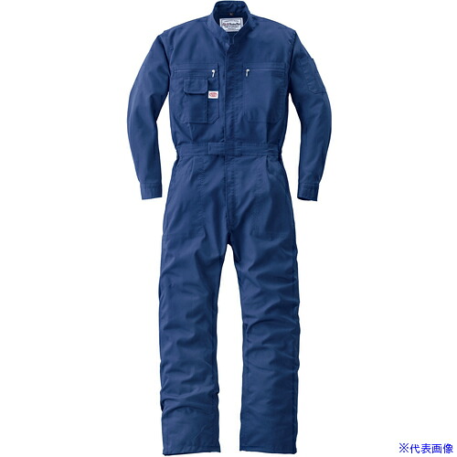 ■AUTO－BI AW(秋冬)モデル つなぎ服1250－001ネイビーブルー－L 1250001L(1367981)[送料別途お見積り][法人限定][掲外取寄]