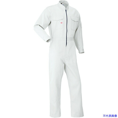 ■AUTO－BI AW(秋冬)モデル つなぎ服1761－009ホワイト－4L 17610094L(1368017)[送料別途お見積り][法人限定][掲外取寄]