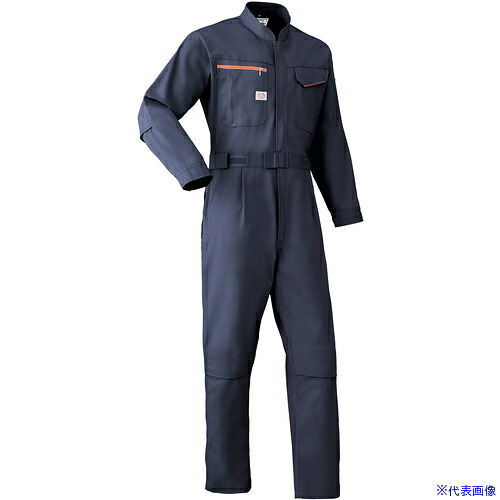 ■AUTO－BI AW(秋冬)モデル つなぎ服1290－001ネイビーブルー－5L 12900015L(1368692)[送料別途お見積り][法人限定][掲外取寄]