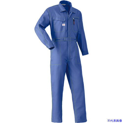 ■AUTO－BI SS(春夏)モデル つなぎ服5910－015ロイヤルブルー－4L 59100154L(1369160)[送料別途お見積り][法人限定][掲外取寄]