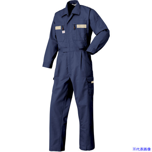 ■AUTO－BI SS(春夏)モデル つなぎ服8710－001ネイビーブルー－5L 87100015L(1370017)[送料別途お見積り][法人限定][掲外取寄] 7,531円