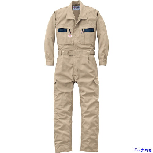 ■AUTO&minus;BI AW(秋冬)モデル つなぎ服8700&minus;011カーキ&minus;LL 8700011LL(1370061)[送料別途お見積り][法人限定][掲外取寄]｜セミプロＤＩＹ店ファースト