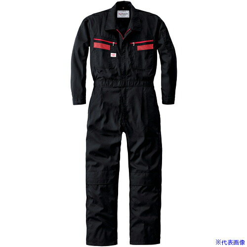 ■AUTO－BI SS(春夏)モデル つなぎ服1180－006ブラック－S 1180006S(1370732)