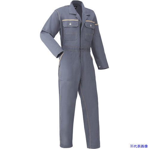 ■AUTO&minus;BI 通年モデル つなぎ服2670&minus;012チャコールグレー&minus;LL 2670012LL(1370751)[送料別途お見積り][法人限定][掲外取寄]｜セミプロＤＩＹ店ファースト