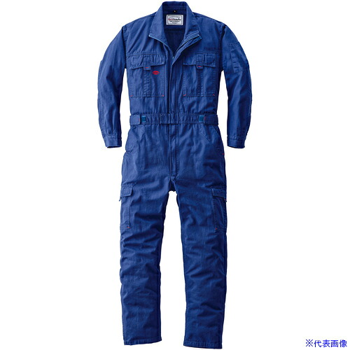 ■AUTO－BI AW(秋冬)モデル つなぎ服3900－002マリンブルー－4L 39000024L(1370767)[送料別途お見積り][法人限定][メーカー取寄]