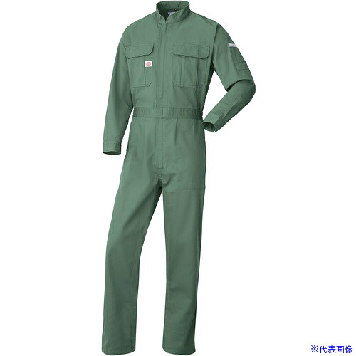 ■AUTO－BI AW(秋冬)モデル つなぎ服6550－010グリーン－M 6550010M(1370824)[送料別途お見積り][法人限定][掲外取寄]