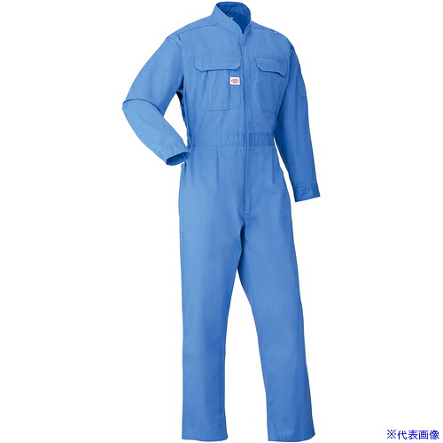 ■AUTO－BI AW(秋冬)モデル つなぎ服3650－004スカイブルー－LL 3650004LL(1371064)[送料別途お見積り][法人限定][掲外取寄]