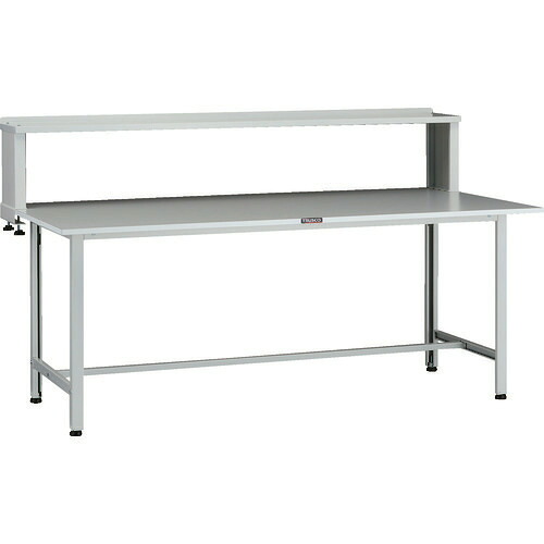 ■TRUSCO 軽荷重作業台(200kg)AOR型 1800X900XH1044(全高) 上棚付 ホワイト色 AOR1890YURB(1371718)[法人限定][直送元]