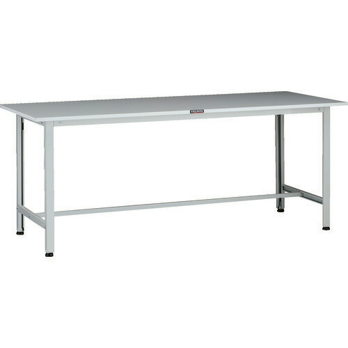 ■TRUSCO 軽荷重作業台(200kg)AO型 1800X750XH740 基本タイプ ホワイト色 AOR1875(1371726)[法人限定][直送元]