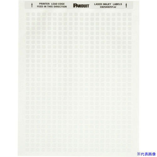 ■PANDUIT レーザープリンター用ラベル コンポーネントラベル 幅20.3mmx高さ5.1mm ポリエステル 白 8 枚/列 10,000枚入り C080X020YJJ C080X020YJJ(1373809)[送料別途お見積り][法人限定][メーカー取寄]｜セミプロＤＩＹ店ファースト