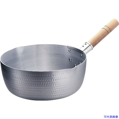 ■TKG SAアルミ雪平鍋(両口) 24cm AYK04024(1375276)[送料別途お見積り][法人限定][掲外取寄]