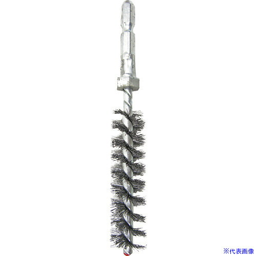 ■KOWA 六角軸付きネジリブラシ ワイヤーφ16 20962(1381204)×10[送料別途お見積り][法人限定][掲外取寄]