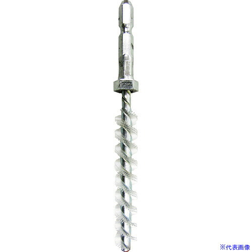 ■KOWA 六角軸付きネジリブラシ 66ナイロンφ10 20975(1381217)×10[送料別途お見積り][法人限定][掲外取寄]