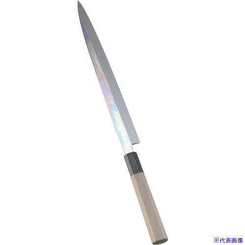 ■TKG SA佐文 本焼鏡面仕上 ふぐ引 木製サヤ 27cm ASB53027(1386295)[送料別途見積り][法人・事業所限定][掲外取寄]