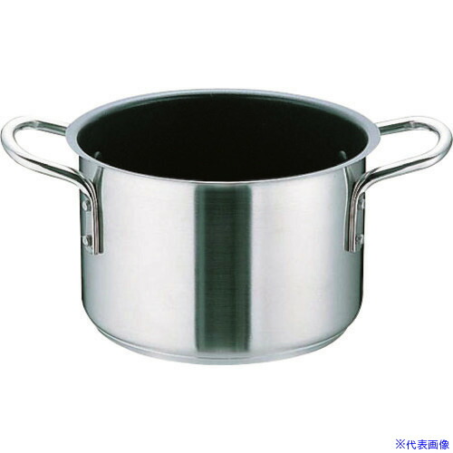 ■TKG ムラノ インダクション テフロンセレクト 半寸胴鍋(蓋無)28cm AHVA404(1386369)[送料別途お見積り][法人限定][掲外取寄]