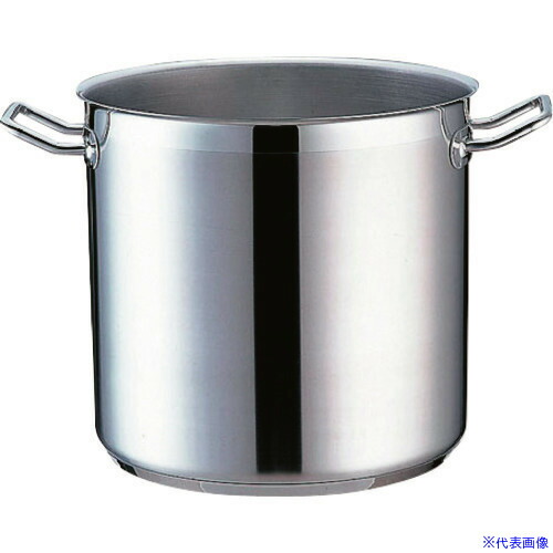 ■TKG PRO(プロ)寸胴鍋(蓋無) 28cm AZV6628(1386389)[送料別途お見積り][法人限定][メーカー取寄]