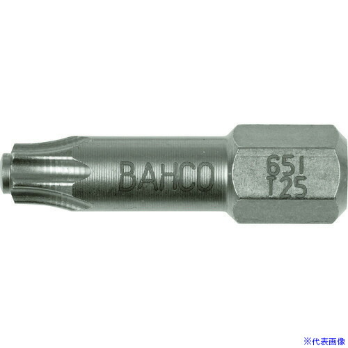 ■BAHCO 片頭ドライバービット ステンレス製 2個入り T10 全長25mm 65IT102P(1393763)