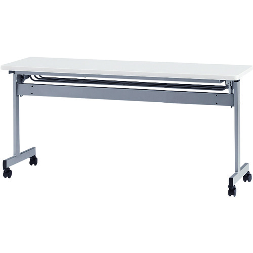 ■TOKIO 天板跳上式スタックテーブル(パネルなし) 1500×450mm 天板色：ホワイト HSN1545W(1395542)[法人・事業所限定][外直送元]