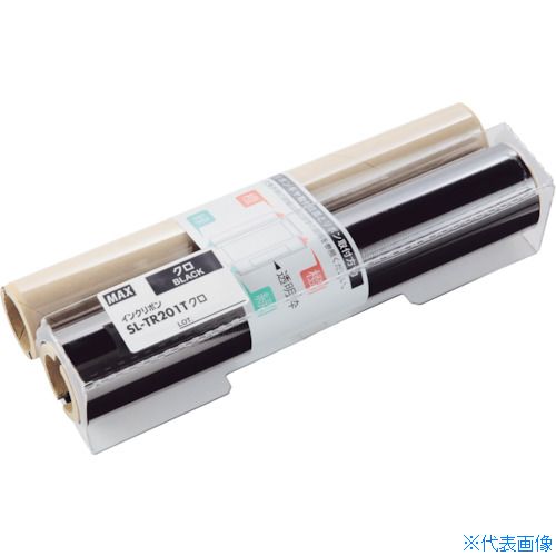 ■MAX ビーポップ CPM&minus;200用インクリボン(詰替用)SL&minus;TR208Tキイロ 50m巻 SLTR208T(1465329)｜セミプロＤＩＹ店ファースト