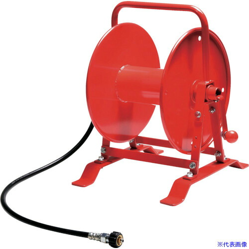 ■スーパー工業 ホースリール 横置型 40m巻 04000072(1475820)[送料別途お見積り][法人限定][外直送]｜セミプロＤＩＹ店ファースト