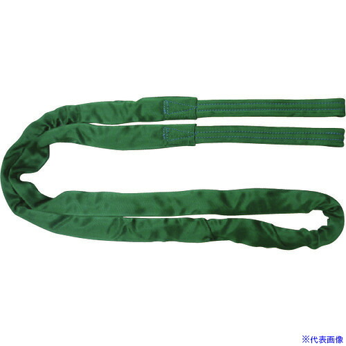 ■TESAC ブルースリングソフトE形(両端アイタイプ)荷重2t 全長4m(JIS規格品) TBSE2.0TX4M(1480567)[送料別途お見積り][法人限定][直送]