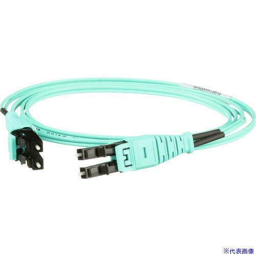 ■PANDUIT プッシュブル式LCデュプレックス光ファイバーパッチコード ライザー OM3 3m 1本入 FX2ERQ1Q1SNM003(1487218)&times;10[送料別途お見積り][法人限定][メーカー取寄]｜セミプロＤＩＹ店ファースト