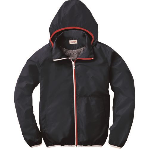 ■サンエス 男女兼用フード取り外し式スタッフブルゾン ネイビー色 4Lサイズ JB5161034L(1517050)[送料別途見積り][法人・事業所限定][外直送]