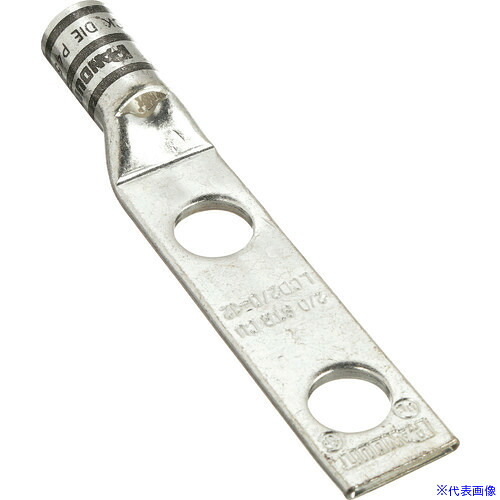 ■PANDUIT 銅製圧縮端子 2穴 電線サイズ AWG2/0 取付穴サイズ 6.4mm 取付穴間隔 19.1mm LCD2/0－14B－X LCD2014BX(1577215)×2[送料別途お見積り][法人限定][掲外取寄]