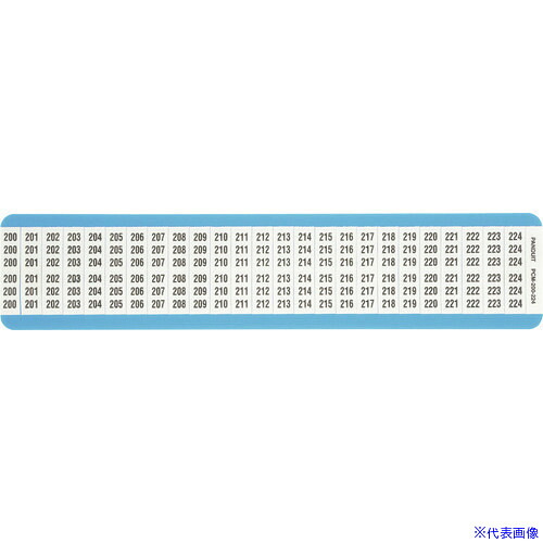 ■PANDUIT ワイヤーマーカー ビニルクロス 表示文字200～224 PCM&minus;200&minus;224 PCM200224(1577237)&times;4[送料別途お見積り][法人限定][掲外取寄]｜セミプロＤＩＹ店ファースト