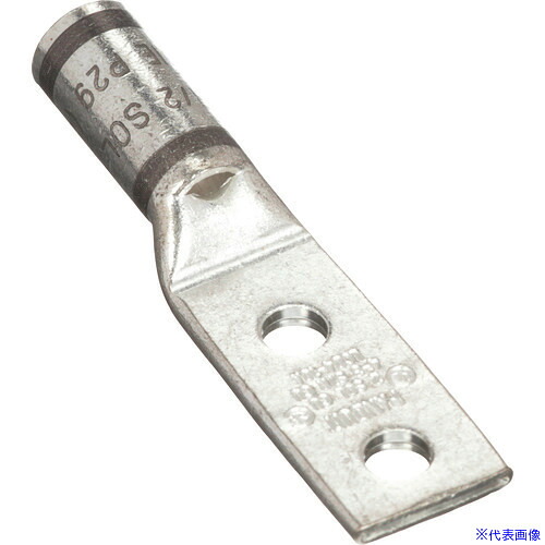 ■PANDUIT 銅製圧縮端子 2穴 撚り線電線サイズ AWG4 AWG3 単線電線サイズ AWG2 取付穴サイズ 4.8mm LCD4&minus;10B&minus;L LCD410BL(1578794)[送料別途お見積り][法人限定][掲外取寄]｜セミプロＤＩＹ店ファースト