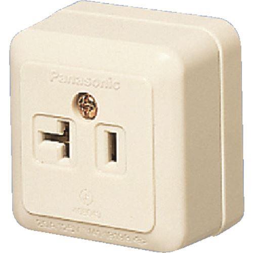 ■Panasonic 15A・20A兼用角型コンセント WK1821(1579978)×10[送料別途お見積り][法人限定][掲外取寄]