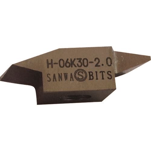 ■SANWA 台形30°ネジ切チップピッチ2.0 H06K302.0(1585352)×10[法人限定][外直送元]