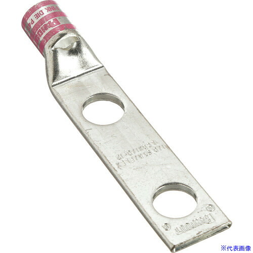 ■PANDUIT 銅製圧縮端子 2穴 電線サイズ AWG 1/0 取付穴サイズ 9.5mm 取付穴間隔 25.4mm LCDX1/0－38D－X LCDX1038DX(1588402)×2[送料別途お見積り][法人限定][掲外取寄]