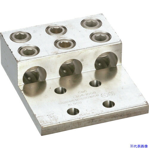 ■PANDUIT アルミ製メカニカルコネクター 4穴3バレルラグ 電線サイズ500&minus;1000kcmil LAM3LD1000&minus;121Y LAM3LD1000121Y(1589987)[送料別途お見積り][法人限定][掲外取寄]｜セミプロＤＩＹ店ファースト 25,617円