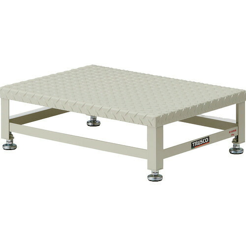 ■TRUSCO ローハイシステムステップ スチール製 550x400XH180～210 LH180(1607962)[法人限定][直送元]｜セミプロＤＩＹ店ファースト