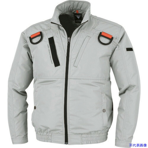 ■XEBEC 空調服遮熱ハーネスブルゾンXE98103－22－M シルバーグレー XE9810322M(1609286)