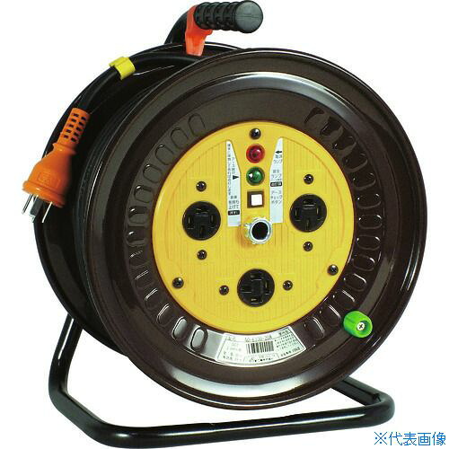 ■NICHIDO 電工ドラム 三相200Vドラム アース付 極太電線 30m NDE330F20A(1618921)｜セミプロＤＩＹ店ファースト