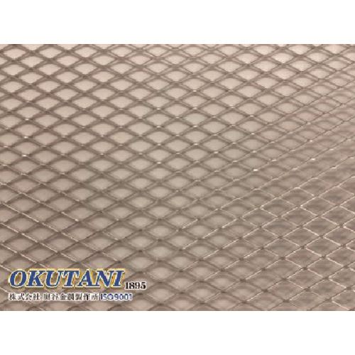 ■OKUTANI ステンレスエキスパンドメタル 0.8T×SW10/LW20 1000X2000 EXSUST0.8SW10LW201000X2000(1639806)[送料別途見積り][法人・事業所限定][外直送]