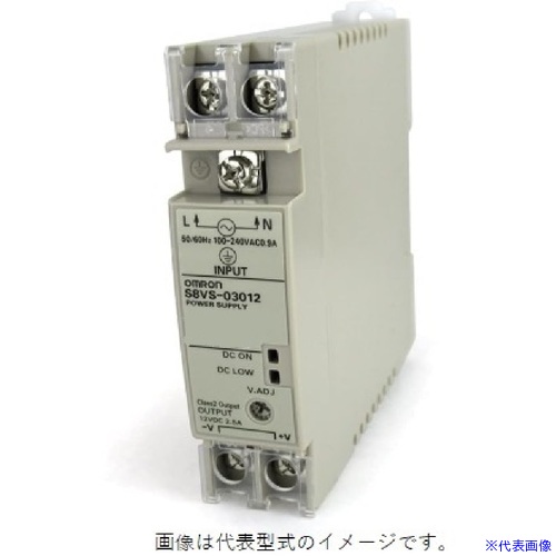 ■OMRON スイッチング・パワーサプライ 容量30W 出力電圧12V S8VS03012(1653596)
