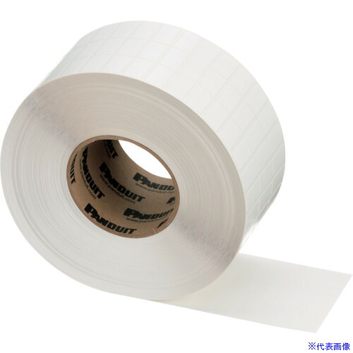 ■PANDUIT 熱転写プリンタ用コンポーネントラベル ビニルクロス 白 サイズ25.4mmx12.7mm 10000枚入り C100X050CBT C100X050CBT(1660236)[送料別途お見積り][法人限定][掲外取寄]｜セミプロＤＩＹ店ファースト