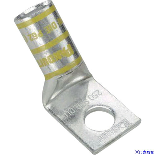 ■PANDUIT 銅製圧縮端子 1穴 電線サイズ AWG4/0 バレル角度 45度 取付穴サイズ 104mm LCA4/0－38H－X LCA4038HX(1665060)×2[送料別途お見積り][法人限定][掲外取寄] 29,029円