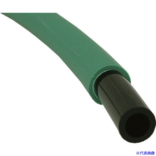 ■チヨダ エルフレックス スパッタ防止用二重管チューブ 10mm/20m 緑 LE10G20M(1676271)｜セミプロＤＩＹ店ファースト