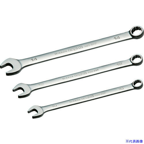 ■nepros ロングコンビネーションレンチ 二面幅27mm 全長405mm NMS2L27(1677956)|セミプロDIY店ファースト