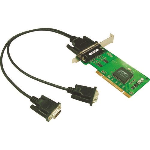 ■MOXA 2ポートRS&minus;232C ロープロファイル ユニバーサルPCIボード DB9接続ケーブル付 CP102ULDB9M(1684960)[送料別途お見積り][法人限定][掲外取寄]｜セミプロＤＩＹ店ファースト