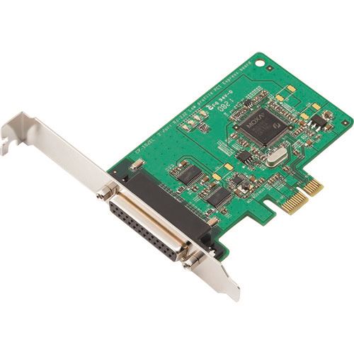 ■MOXA 2ポートRS－232C ロープロファイル PCI Expressボード DB9接続ケーブル付 CP102ELDB9M(1685046)[送料別途お見積り][法人限定][掲外取寄]